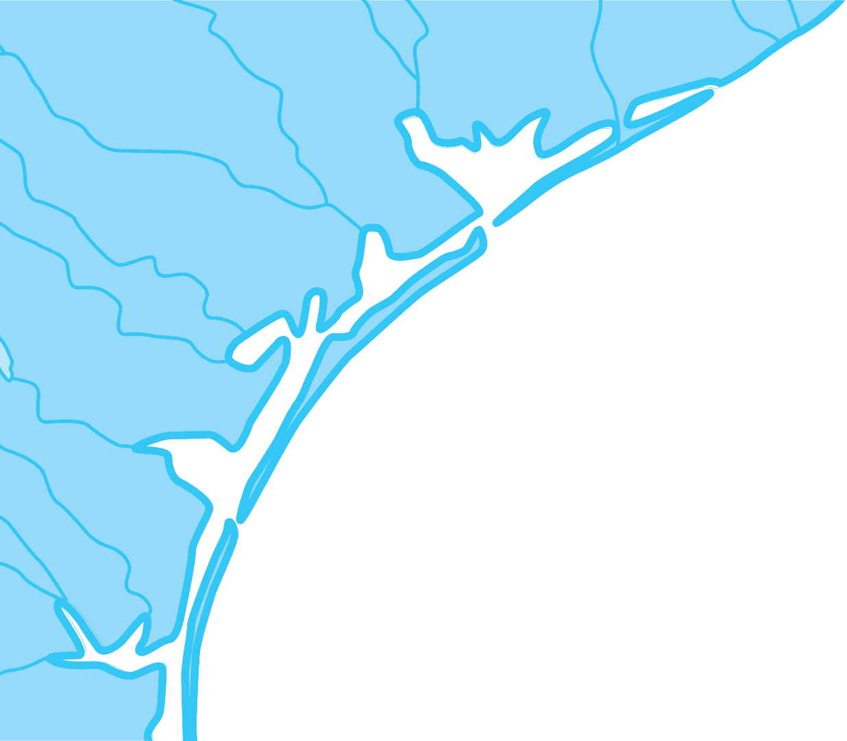 Texas Coastal Bend Map