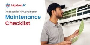 air conditioner maintenance checklist