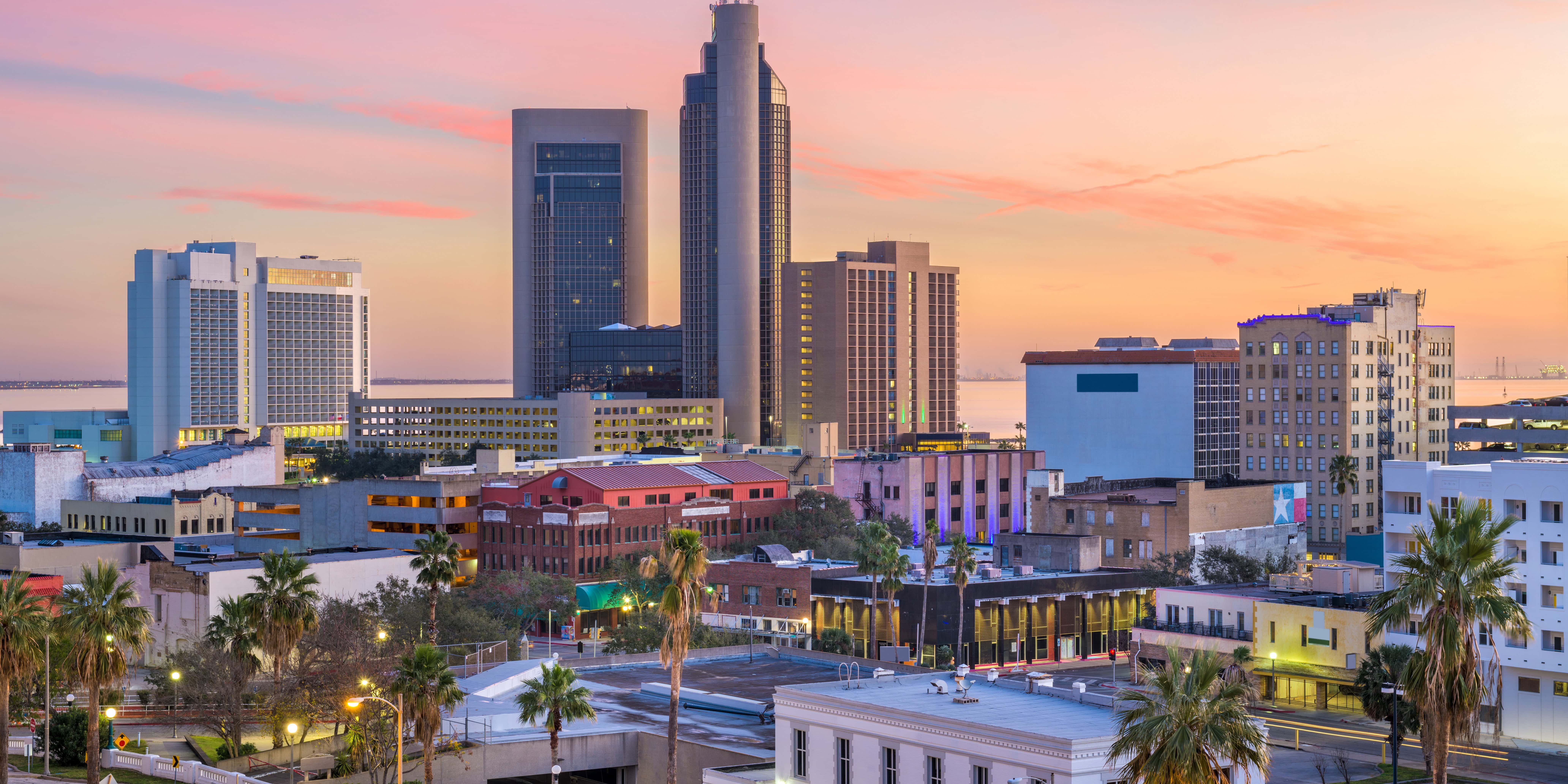 Corpus Christi, Texas, USA Skyline Corpus Christi, Texas, USA Skyline at dusk.